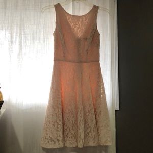 Light pink mini dress